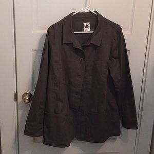 Tradlands olive chore coat